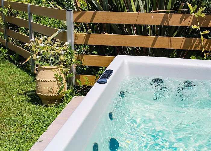 Artemisia With Outdoor Hot Tub, Sani Luxury Collection